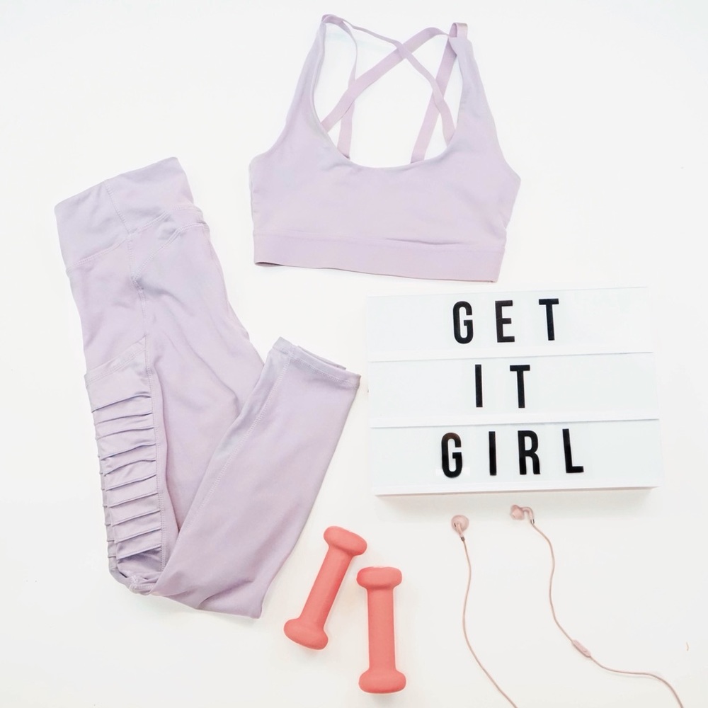 Lilac Active Wear Set